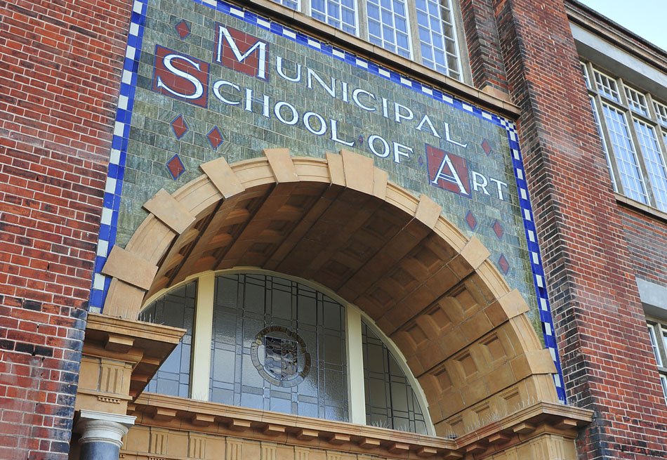 municipal school of art entrance